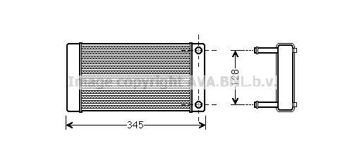 AVA QUALITY COOLING šilumokaitis, salono šildymas CN6265